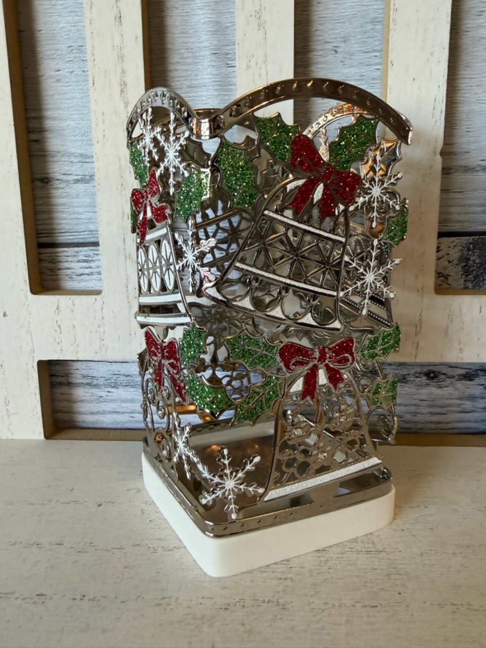 Bath & Body Works BLINGING BELLS FOAMING HAND SOAP HOLDER HOLIDAY CHRISTMAS New